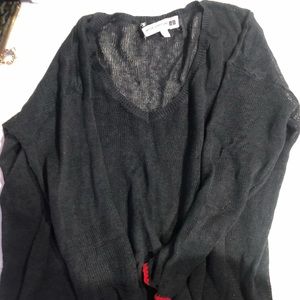 See thru flowy top